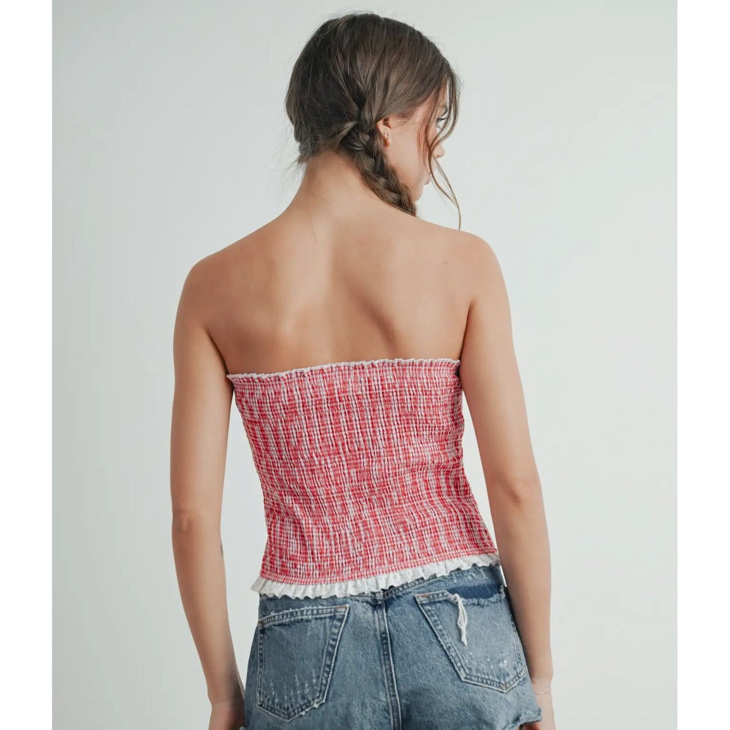Picnic Smocked Tube Top
