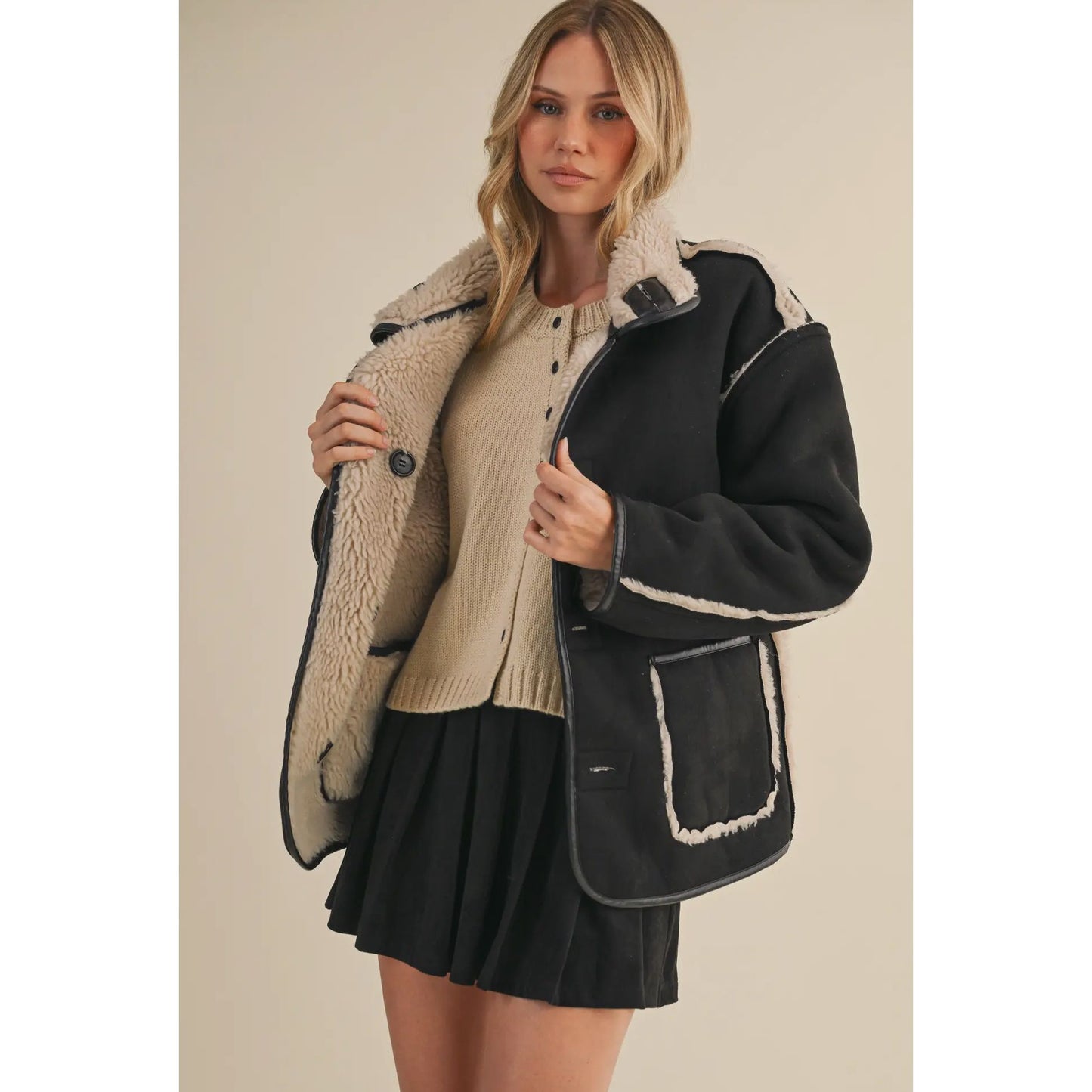 The Aspen Reversible Sherpa Jacket