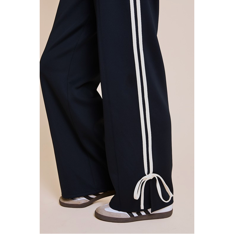 Bow Track Pants- Navy