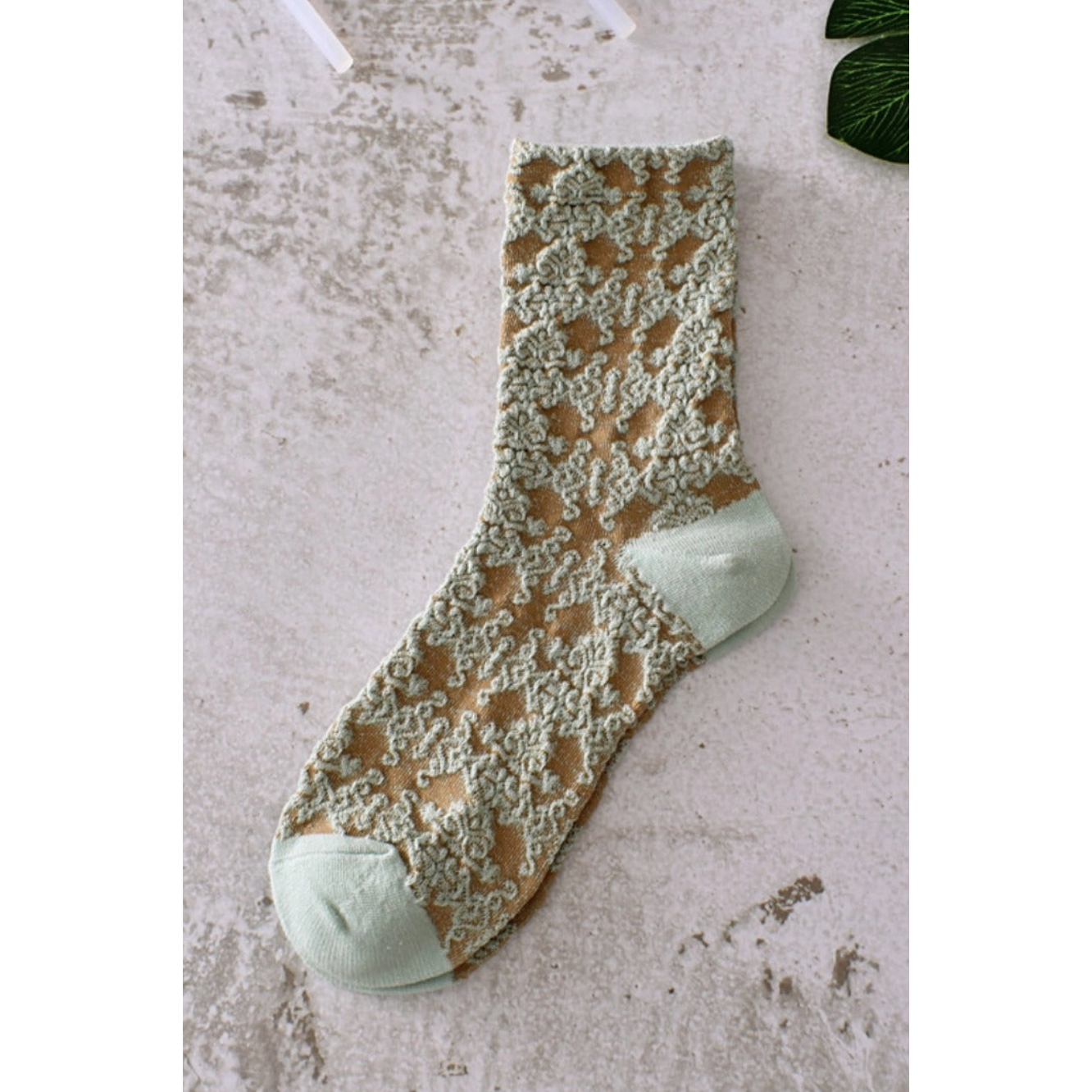 Retro Embossed Women's Socks