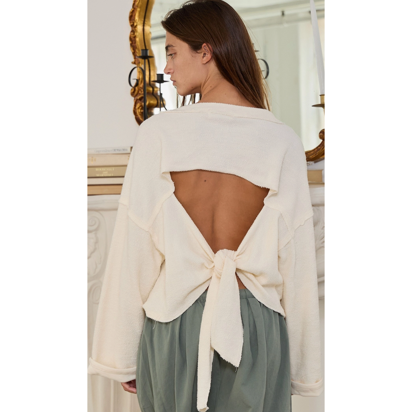 Serenity Back-Tie Pullover