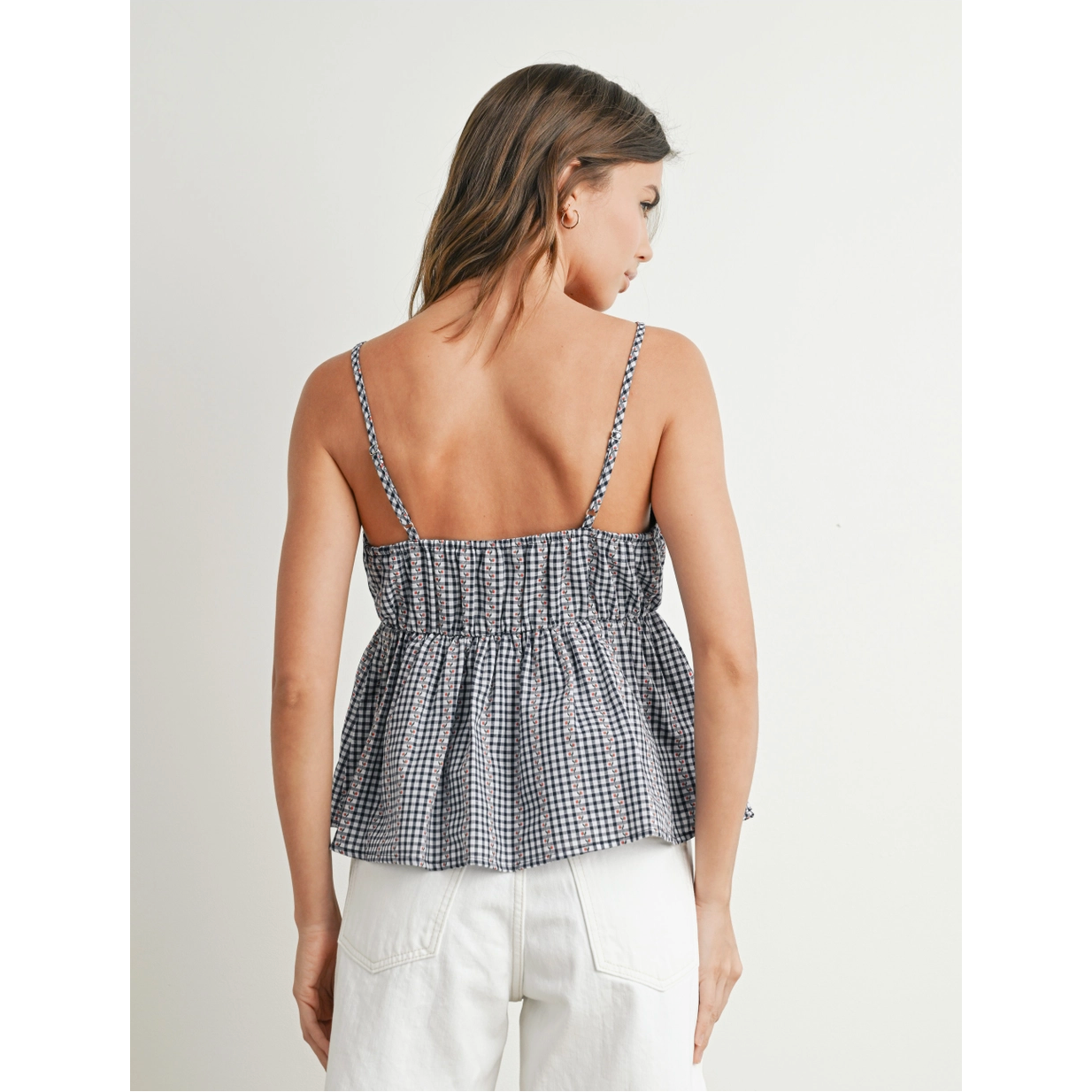 Bluebell Picnic Peplum Top