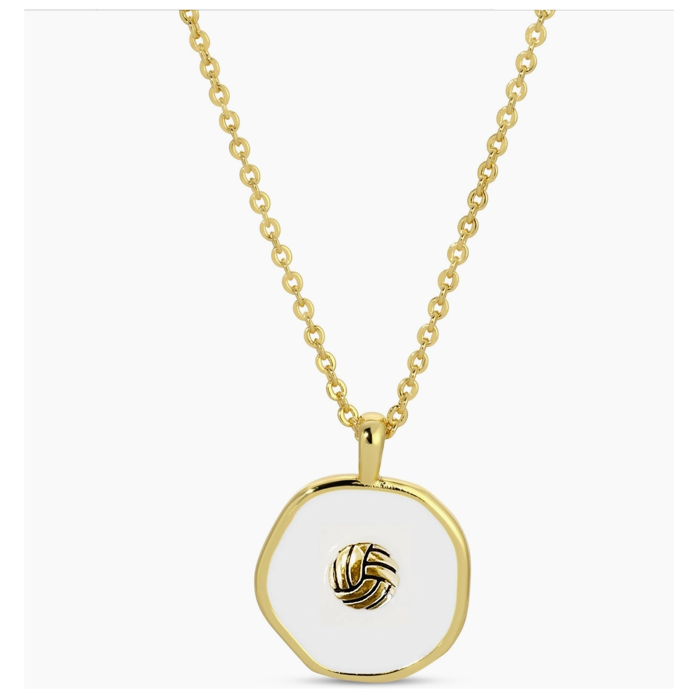 Volleyball Pendant Necklace