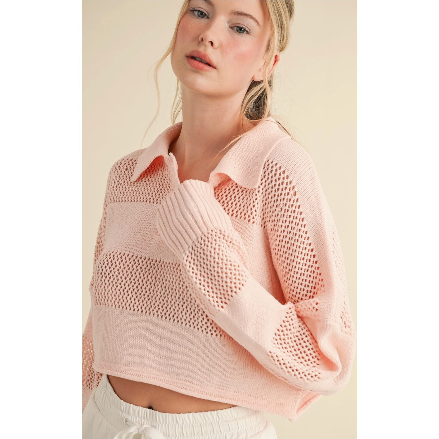 Rugby Crochet Sweater