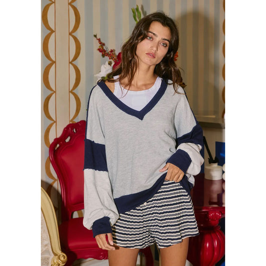 Weekend Drift Colorblock Sweatshirt