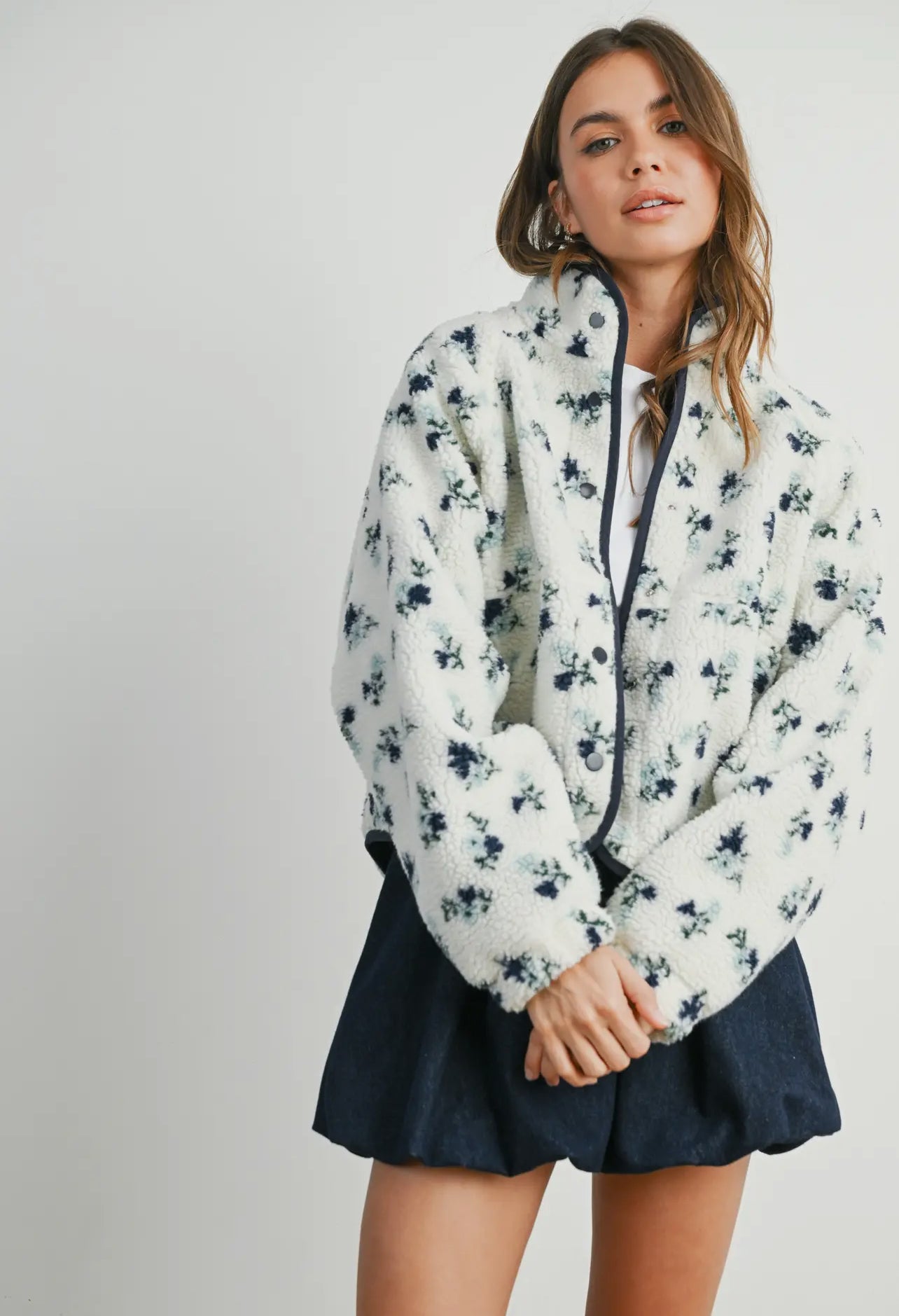 Snowfall Bloom Sherpa Jacket