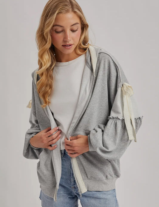 Lace-Trim Daydream Hoodie
