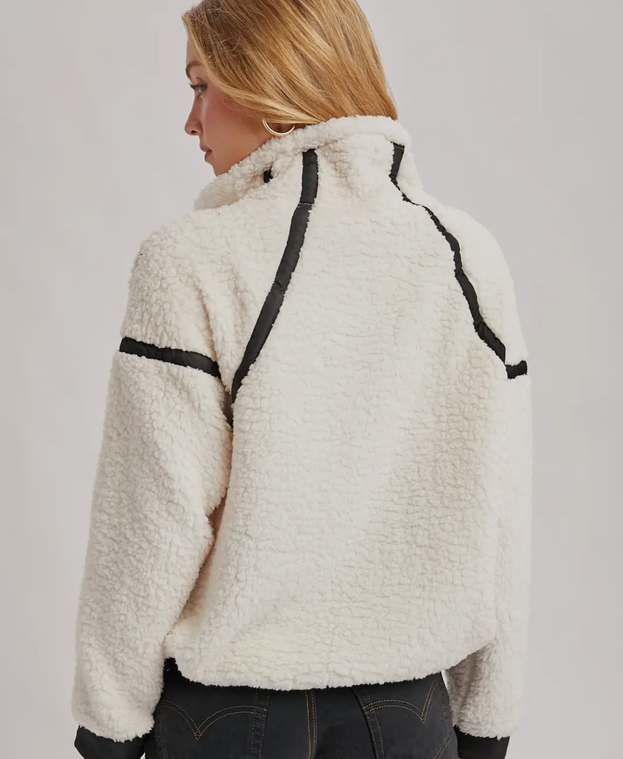 Snowline Contrast Sherpa Pullover