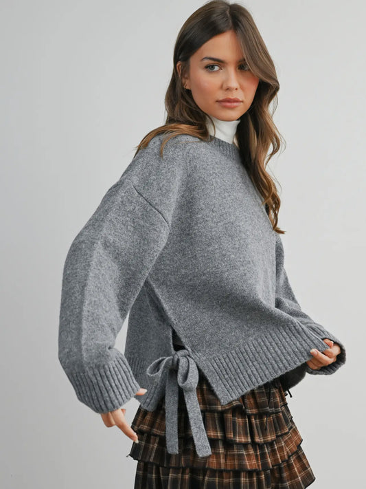 Cozy Side-Tie Pullover