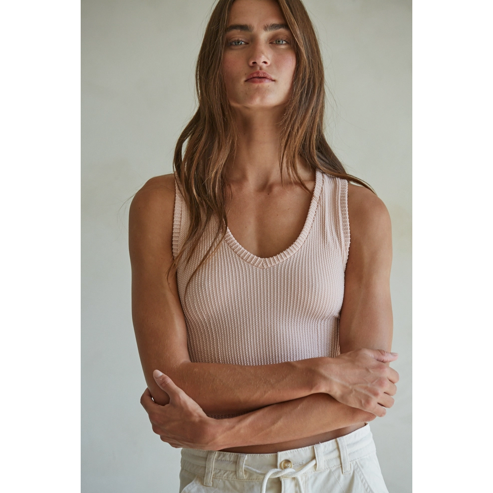 Rosy Essential V-Neck Tank