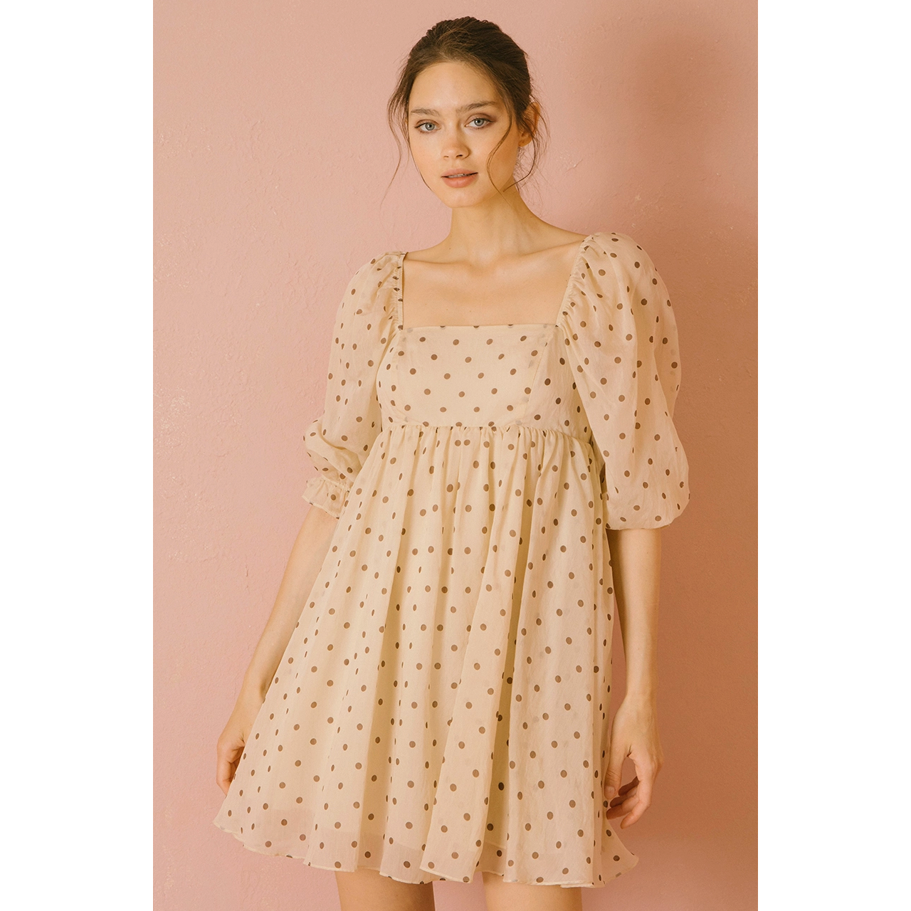 Polka Dot Mini Dress