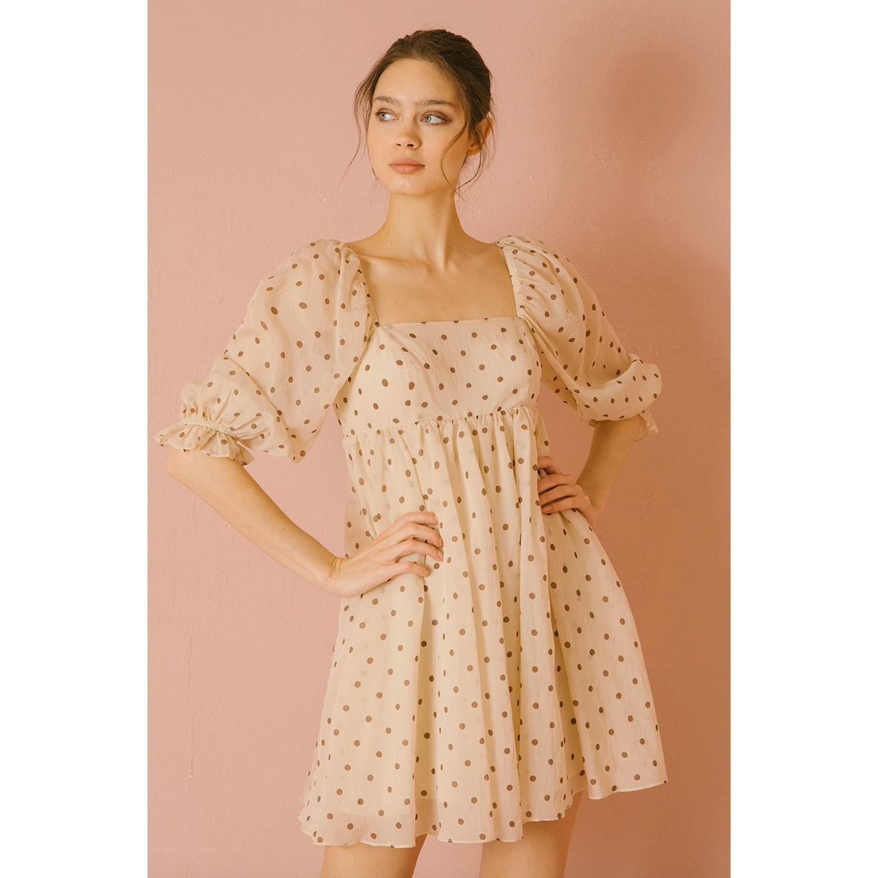 Polka Dot Mini Dress