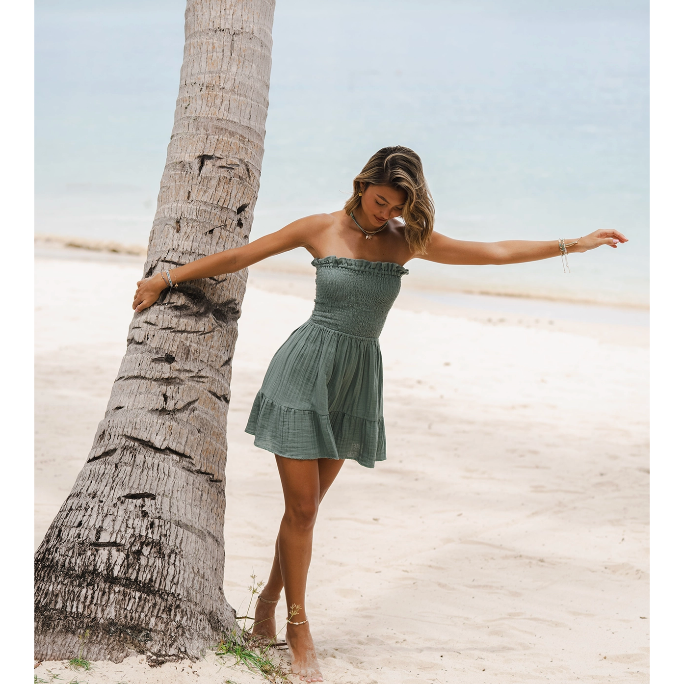 Daiquiri Dress - Sage