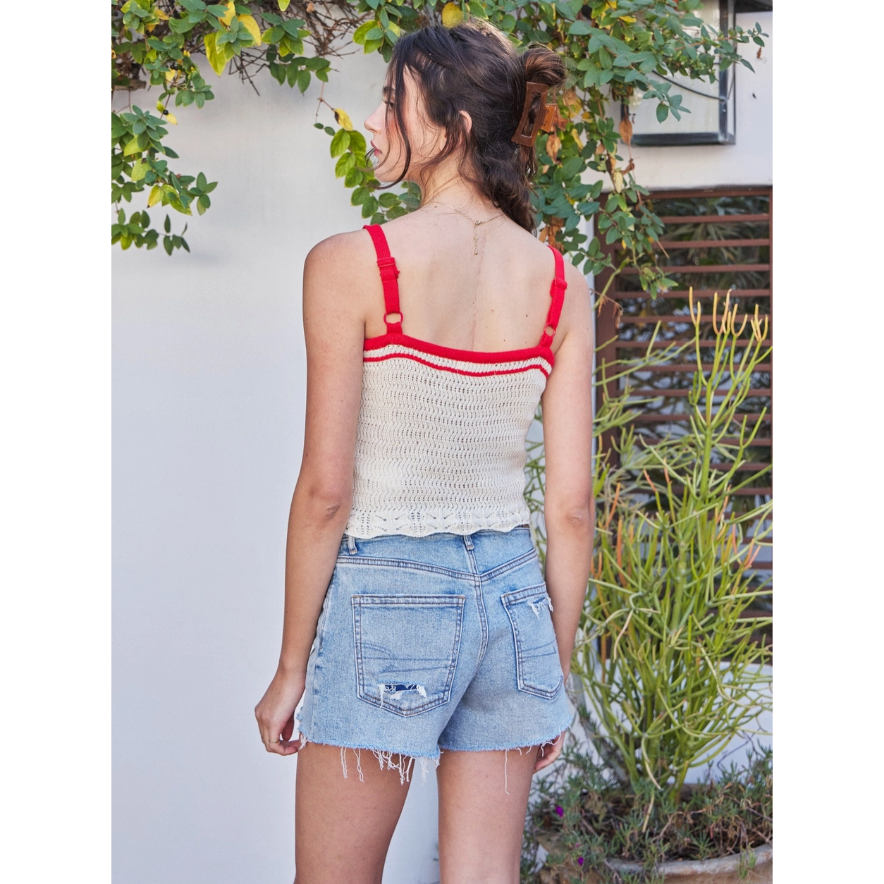 Vintage Charm Knit Tank