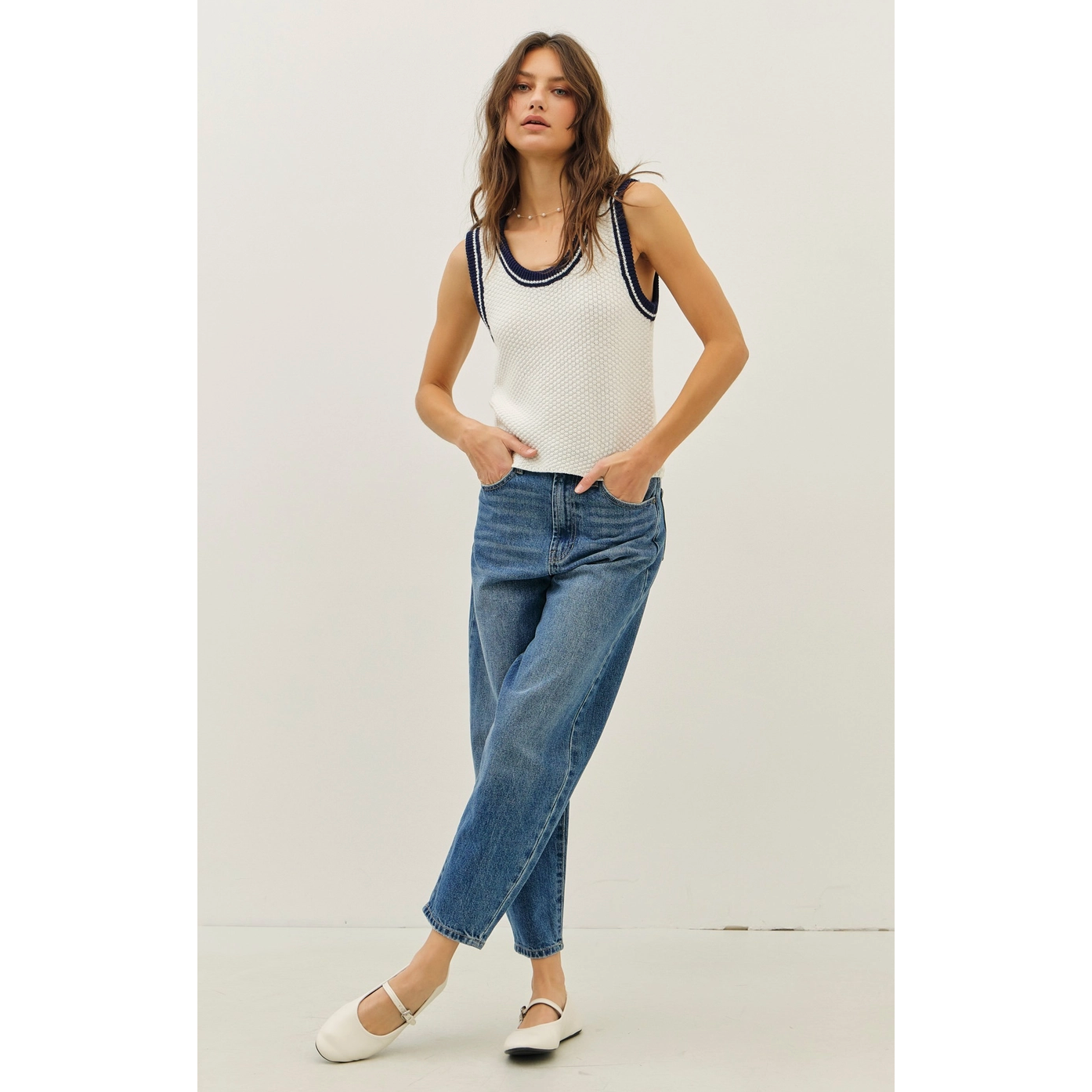 Varsity Vibes Knit Tank