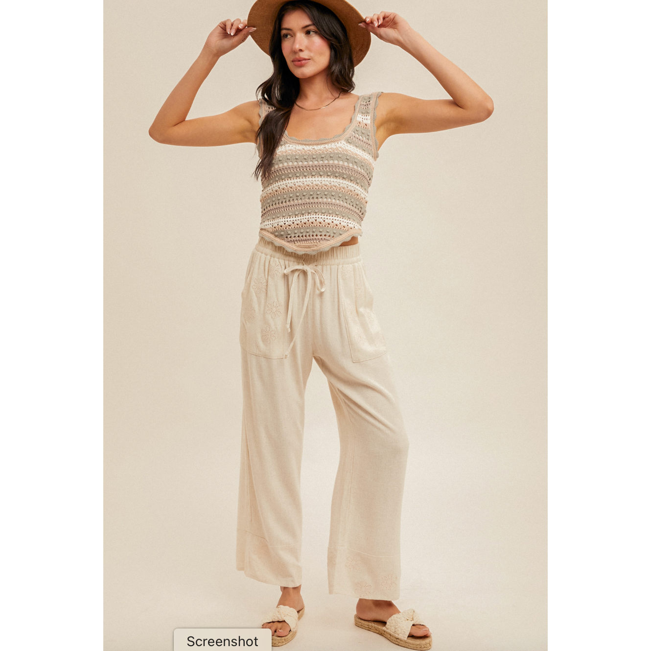 Sunkissed Embroidered Pants