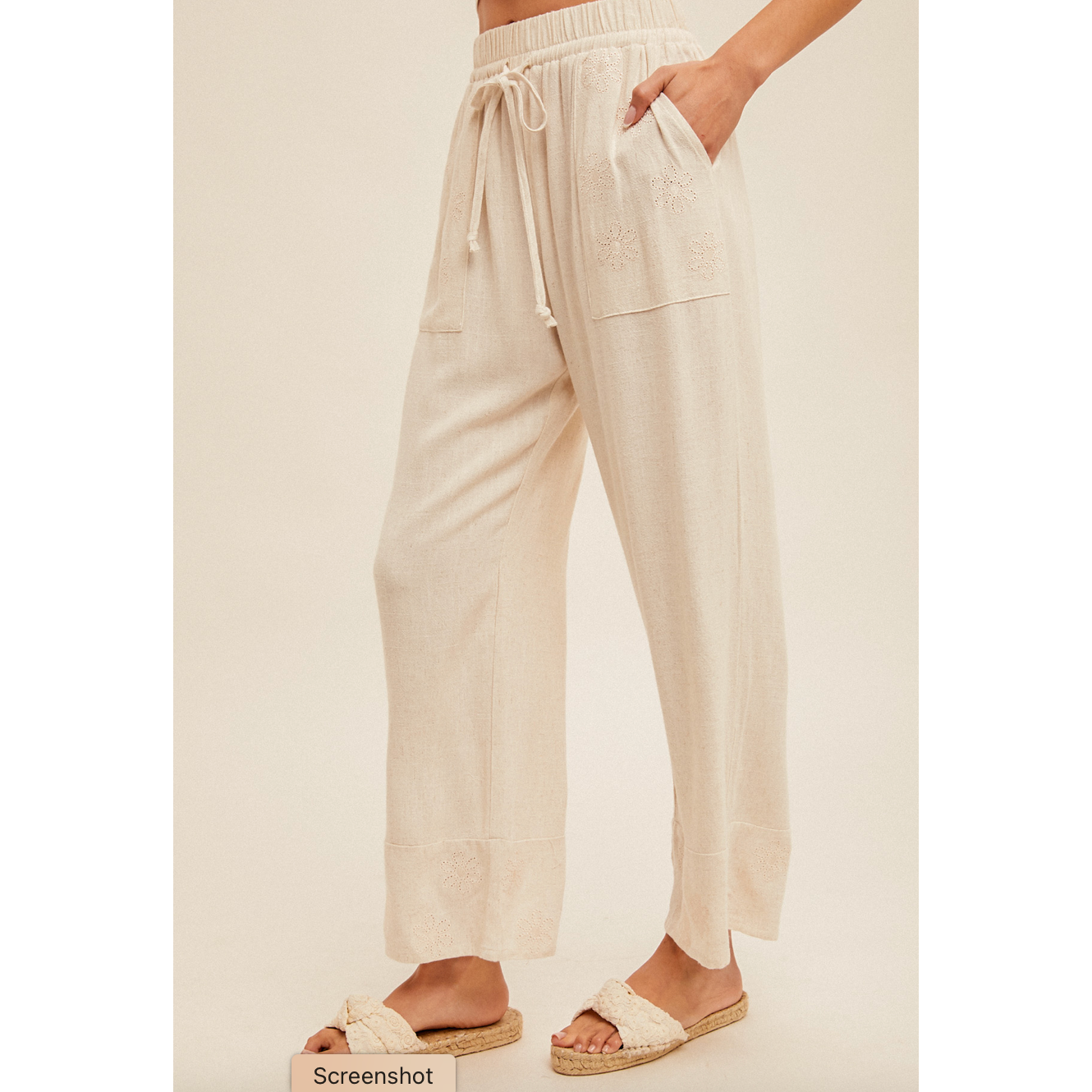 Sunkissed Embroidered Pants