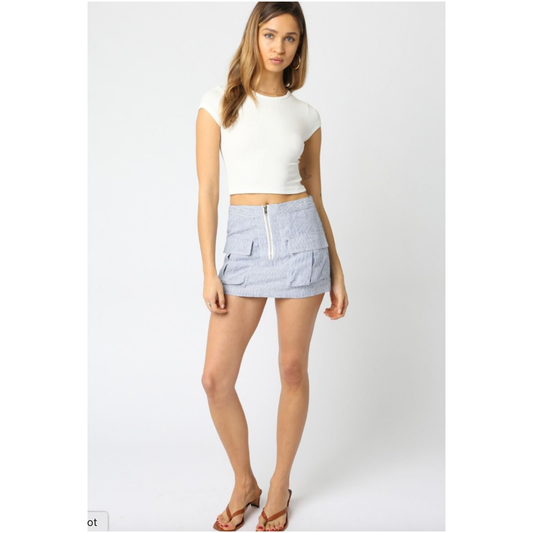 Coastal Zip Skirt