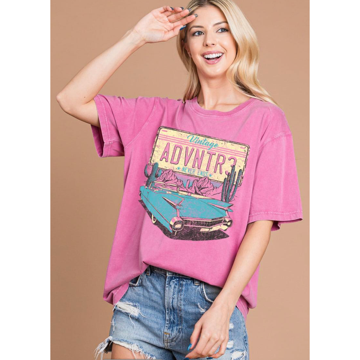 Vintage Adventure Never Ends Tee