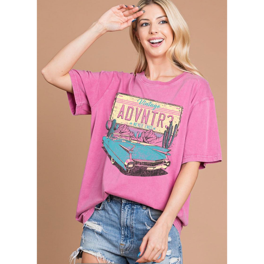 Vintage Adventure Never Ends Tee