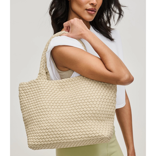 Sky's the Limit - Medium Laced Up Eco-Edition Tote