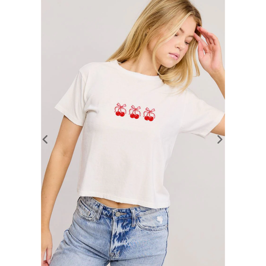 Cherry Trio Tee