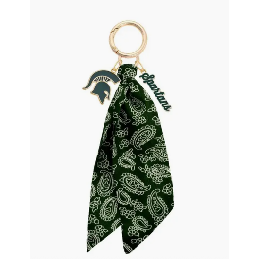 Michigan State Spartans Logo Bandana Bag Charm