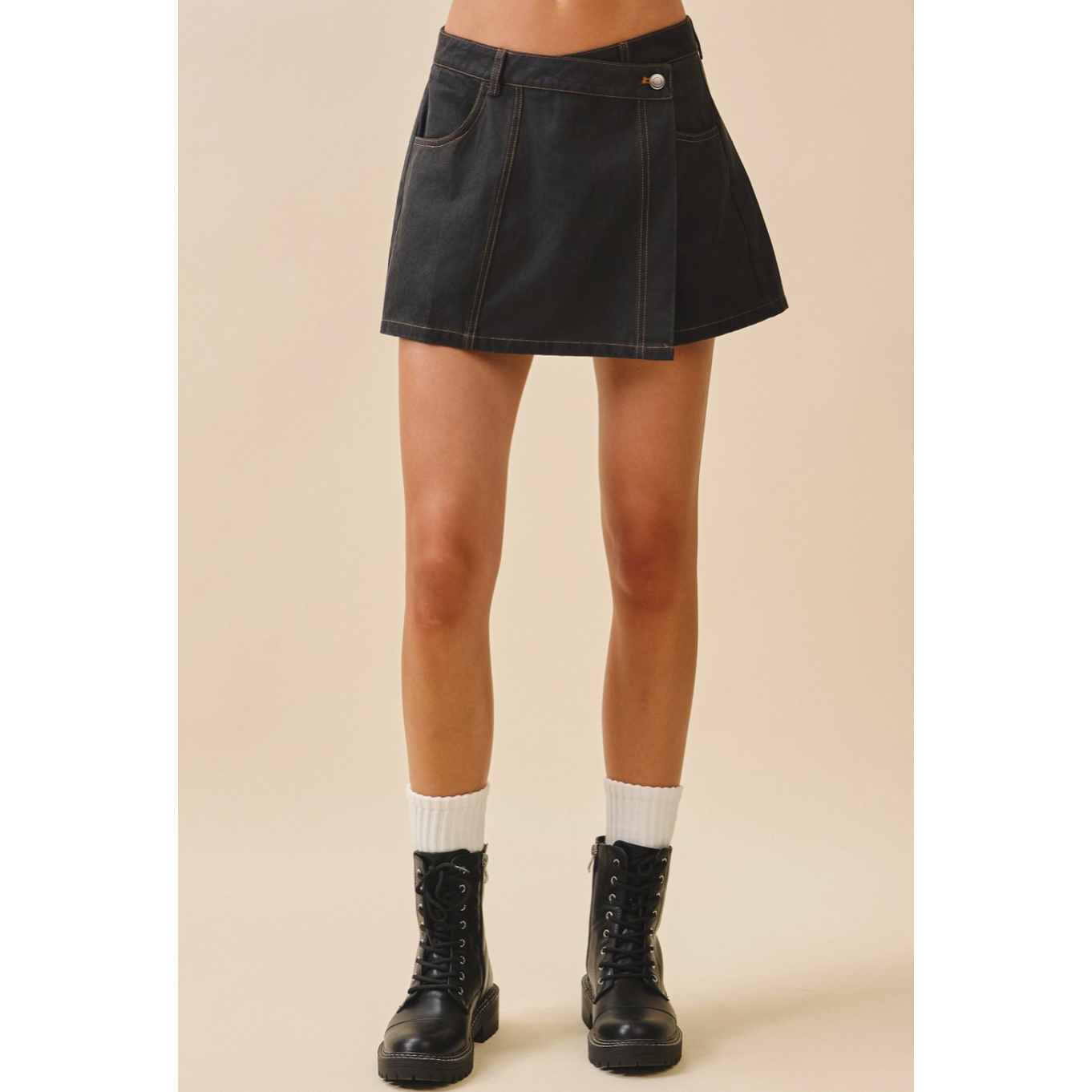 City Edge Denim Skort