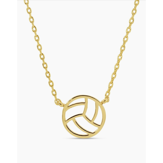 Volleyball Petite Necklace
