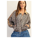 Leopard Luxe Zip-Up