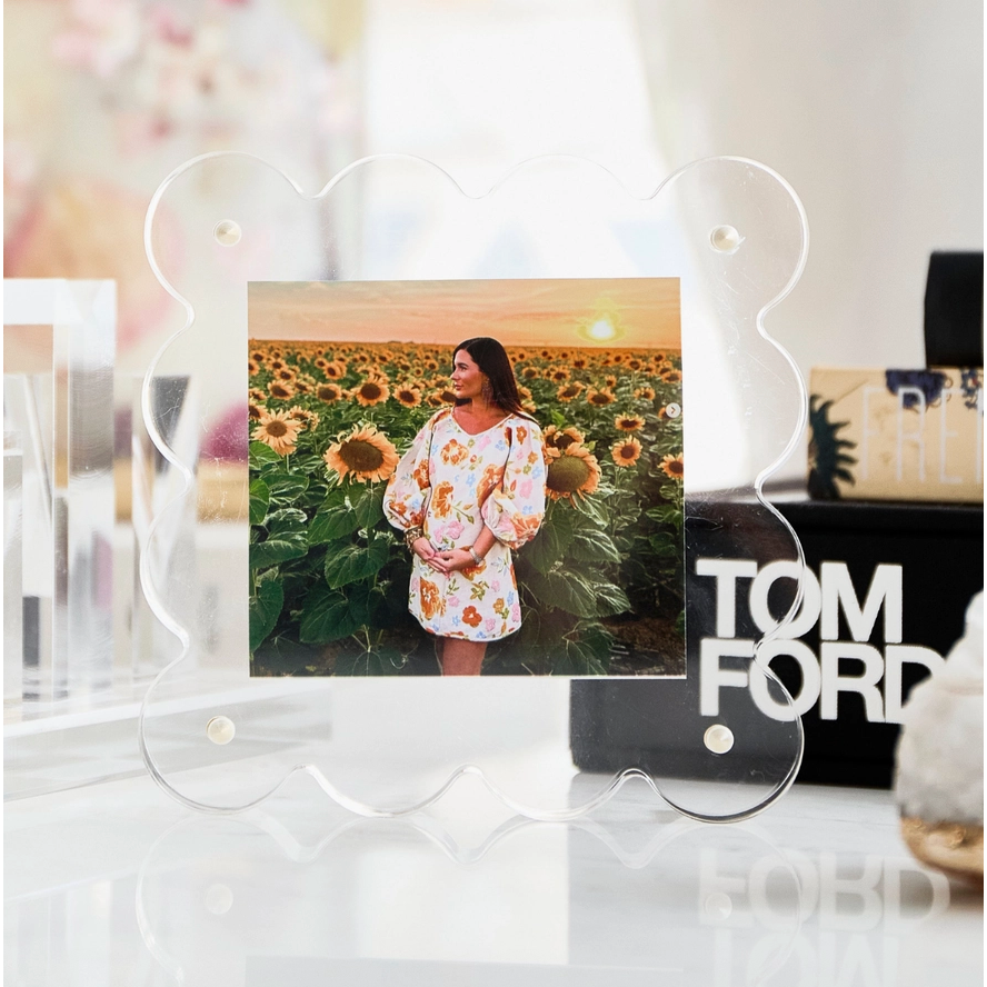 Clear Mini Acrylic Picture Frame