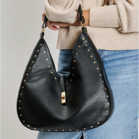 Olivia Studded Hobo Bag