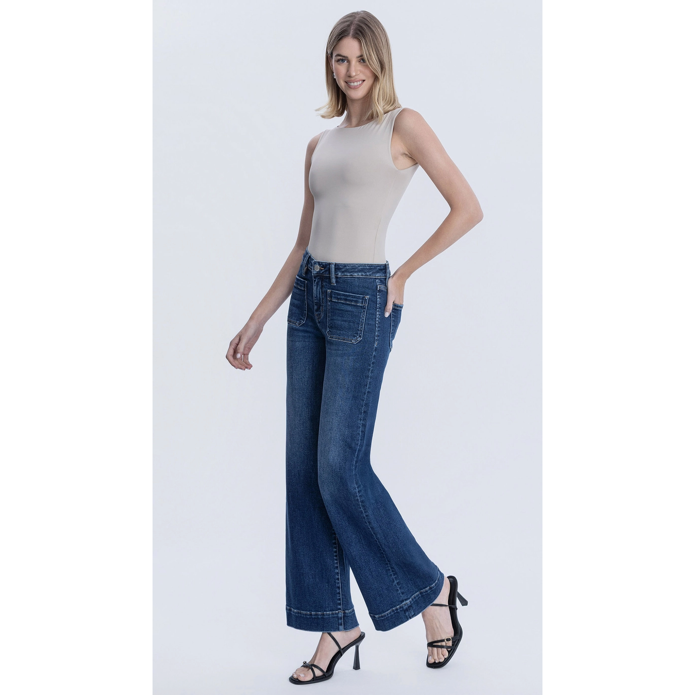 The Harper Wide-Leg Denim