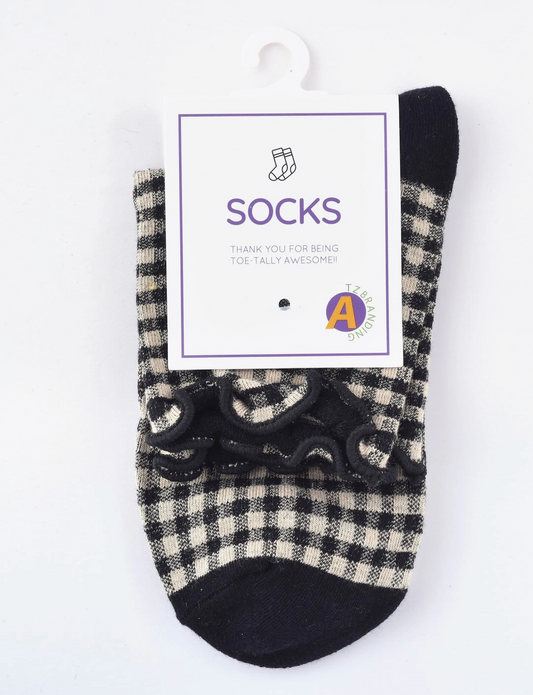 Colorful Check Pattern Socks