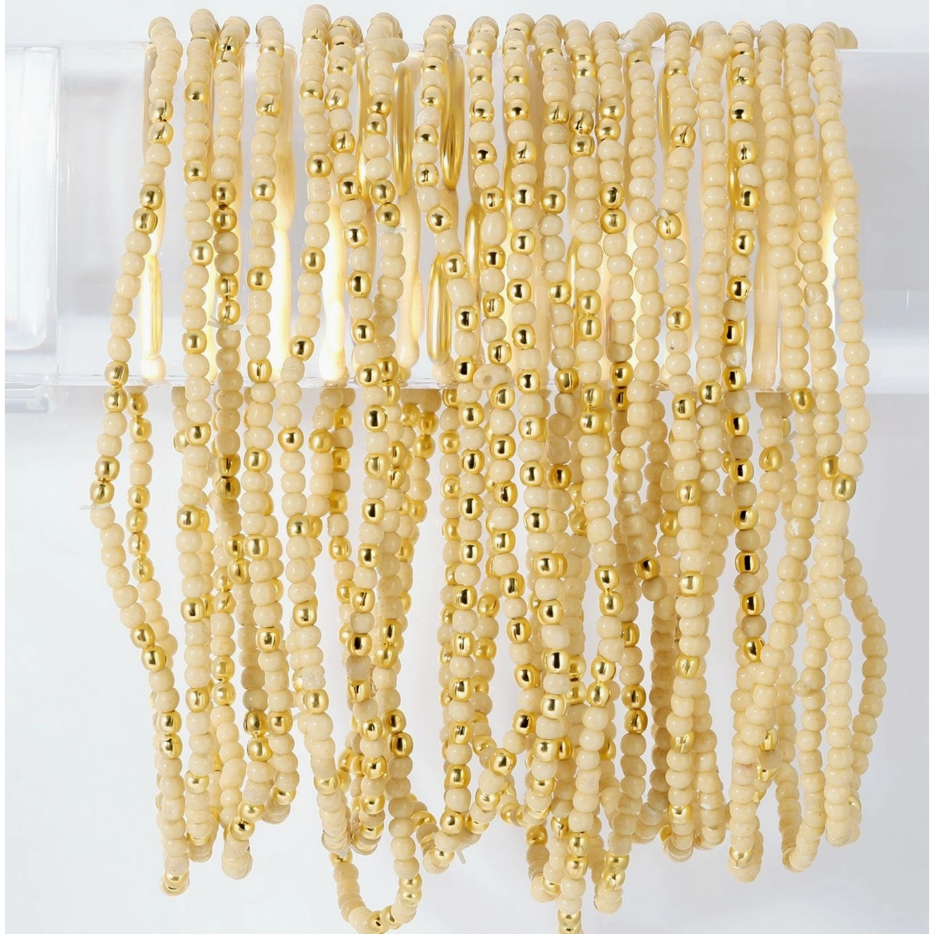 Stretch Beaded Game Day Bracelets