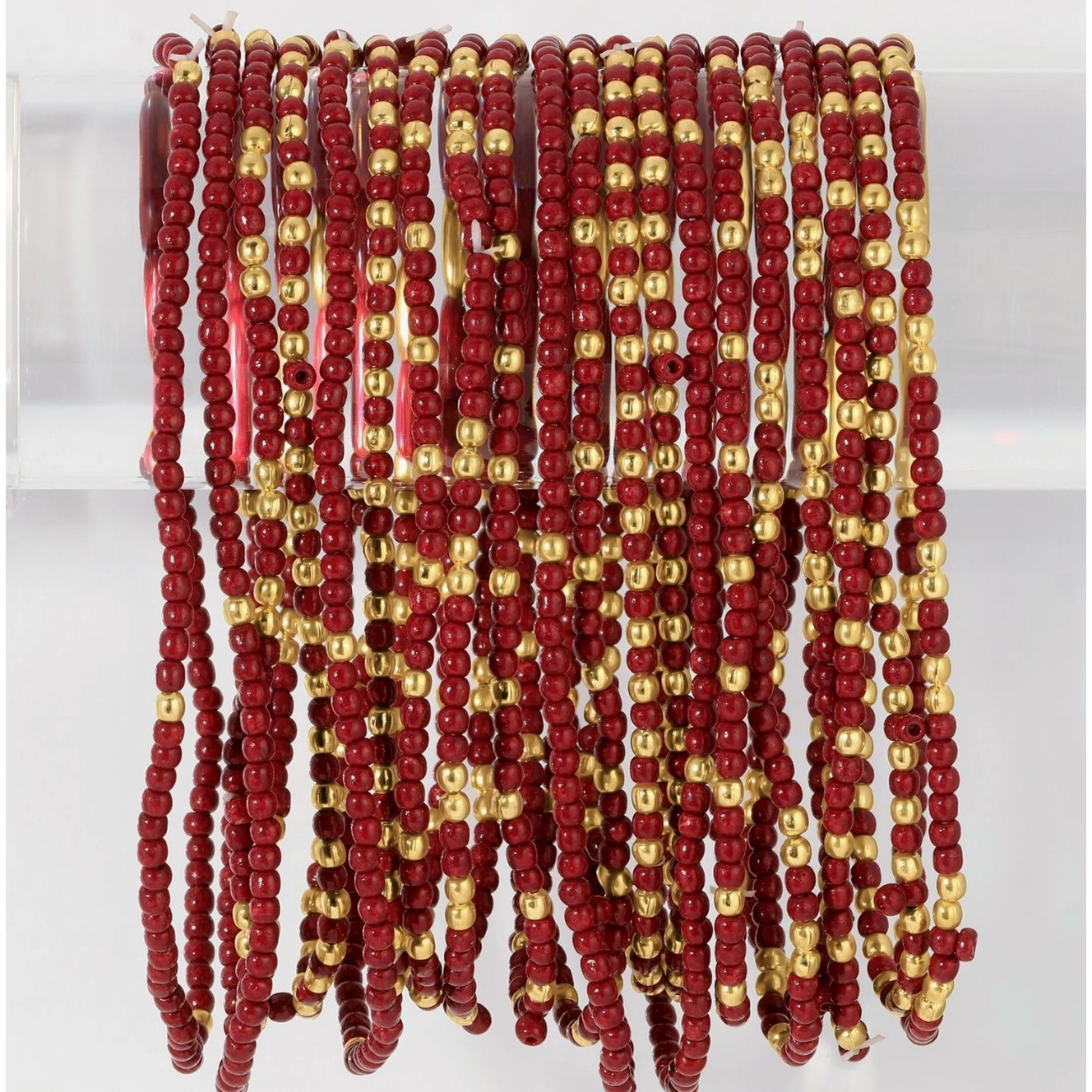 Stretch Beaded Game Day Bracelets