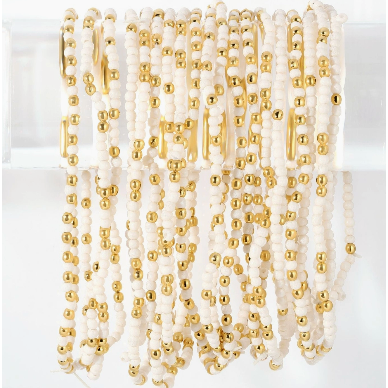 Stretch Beaded Game Day Bracelets
